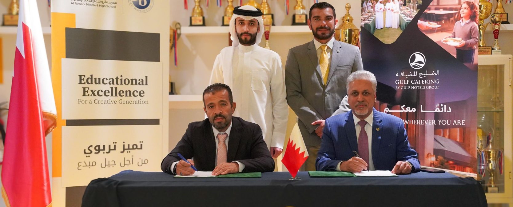 Signing with Al Rawabi School